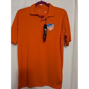 NWT Antigua FC Cincinnati Polo Shirt Small Orange MLS Soccer Performance Golf S